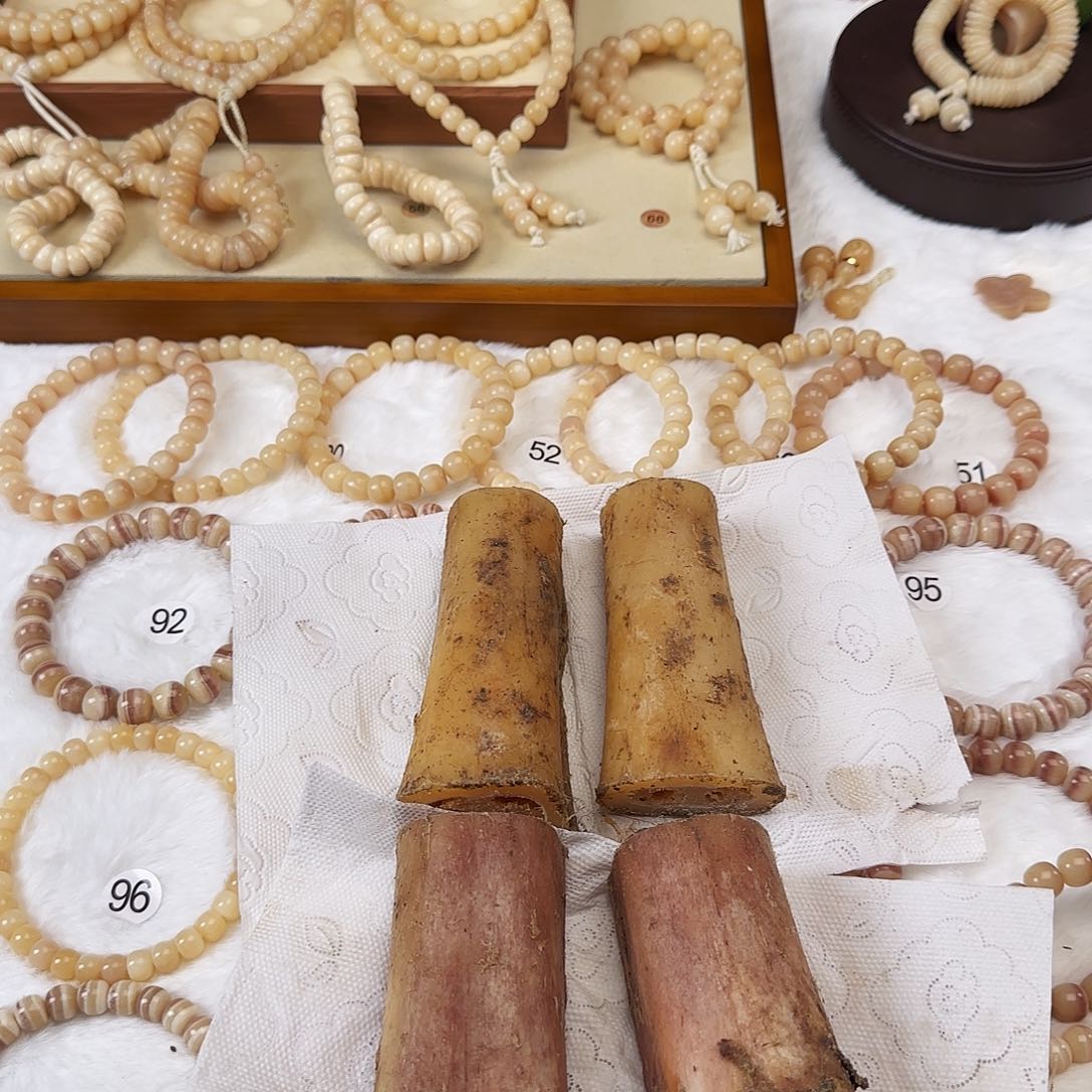 驼骨其他曹*宝驼骨把件2对