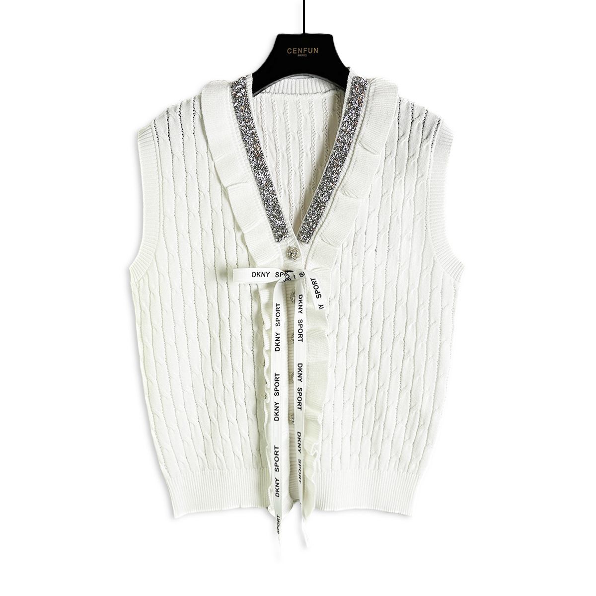 【CENFUN】319*气质长袖网红针织时尚百搭上衣A20073