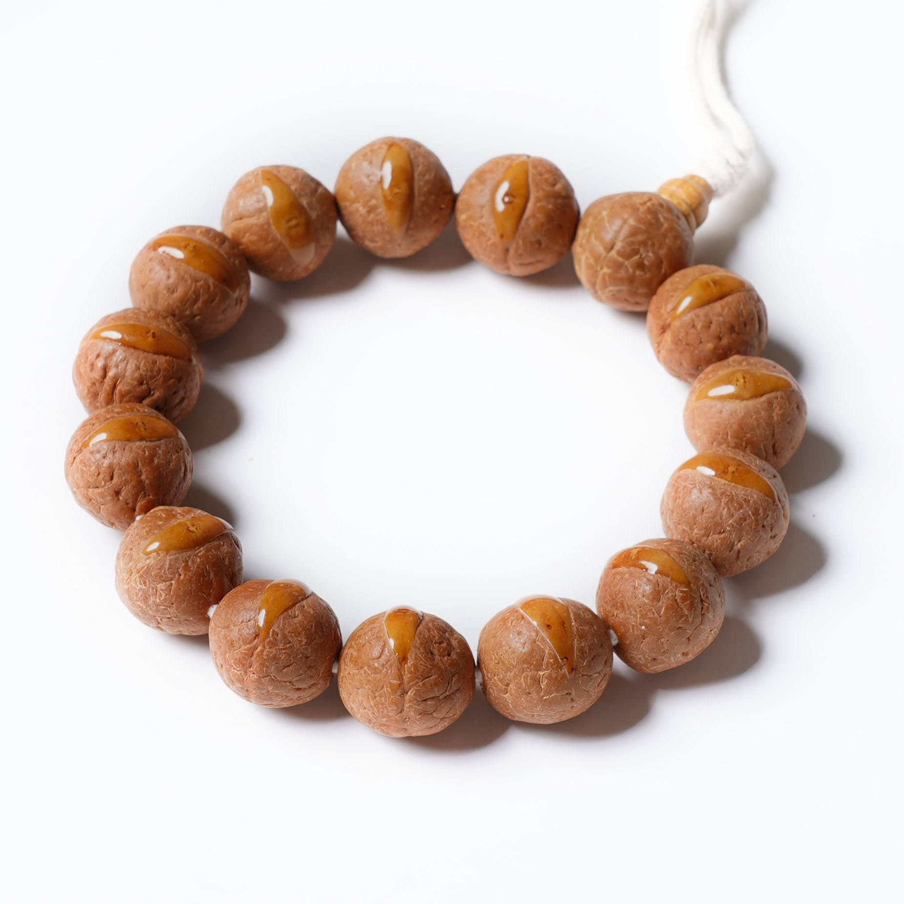 F05凤眼封眼菩提单圈文玩手串尺寸13~14＋mm（无漏不凤眼，三通也是）