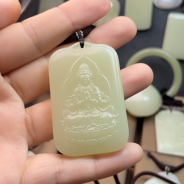 双面雕工立体大观音
