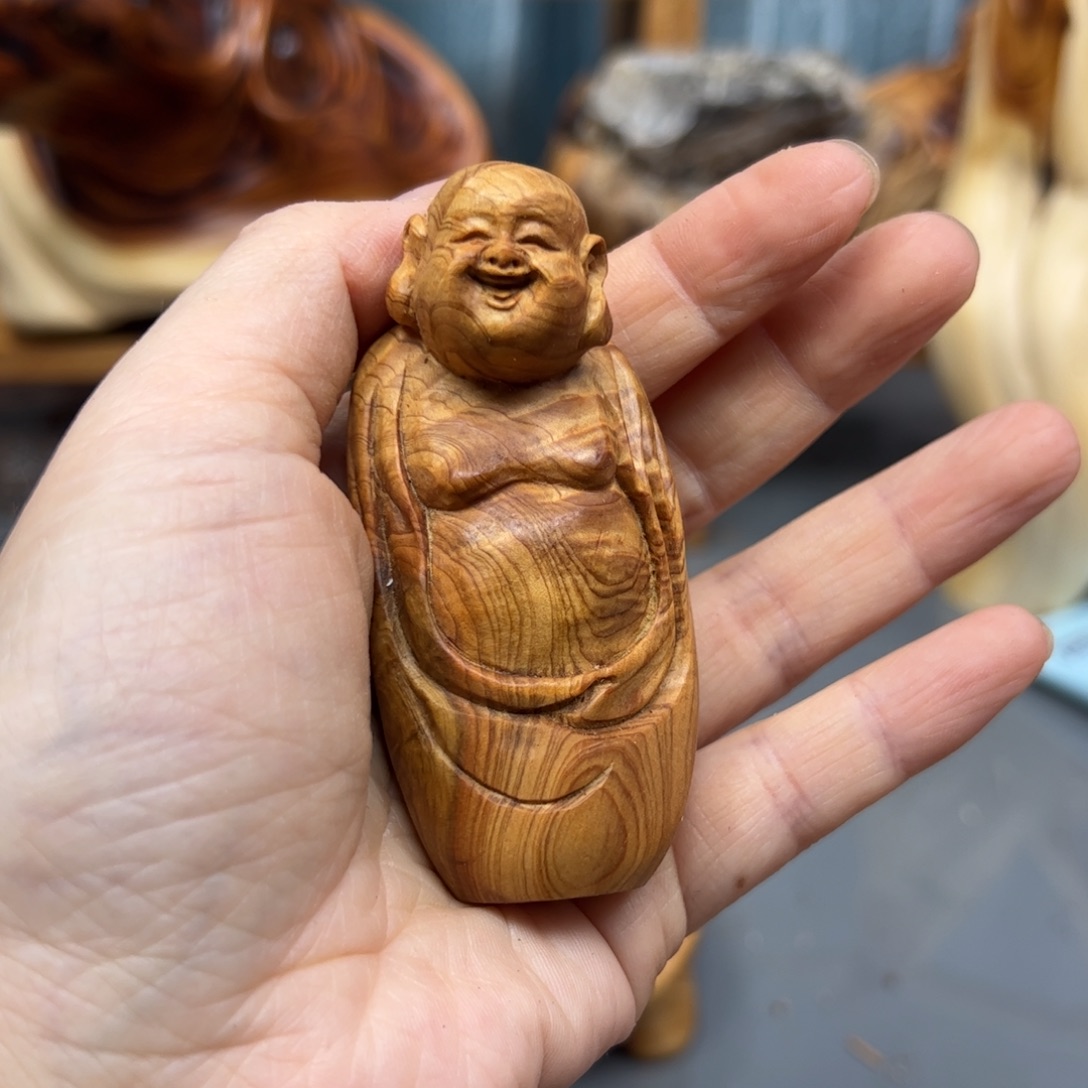 柏木崖柏木摆件手把件70