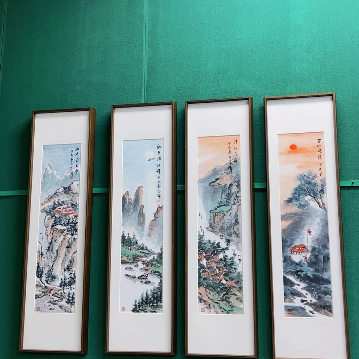 【闪购商品】国画王志伟带框精装裱