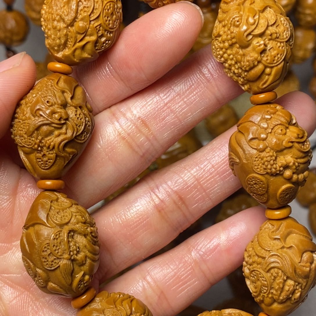 橄榄核手串/手链钱袋金蟾