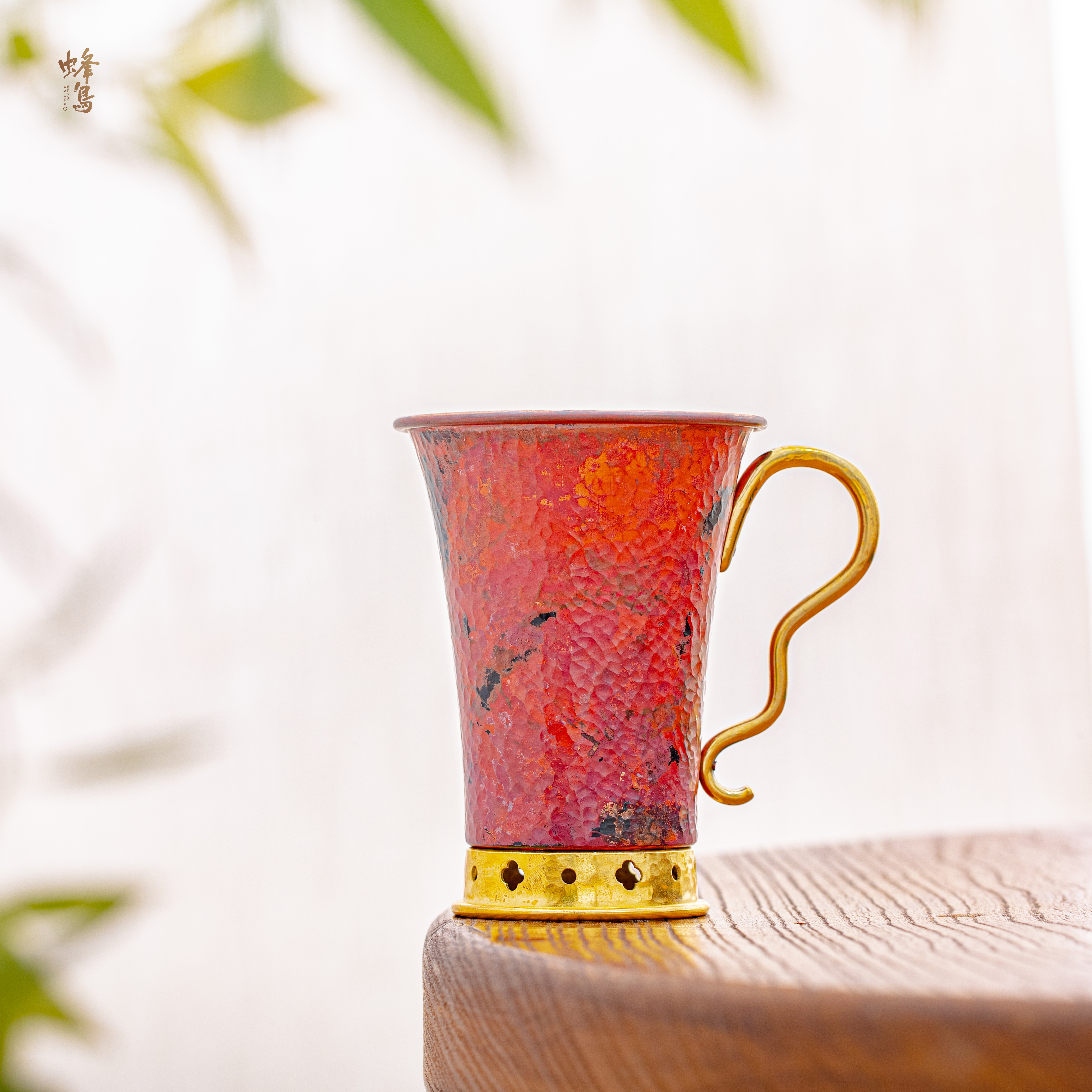 茶周边 铜器 黄铜底咖啡杯 WCXBT0334