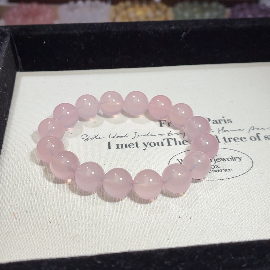 水晶手串未镶嵌一***萱天然水晶12+