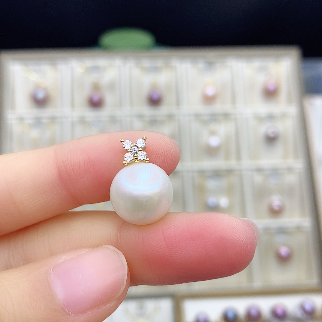 淡水珍珠颈饰合金