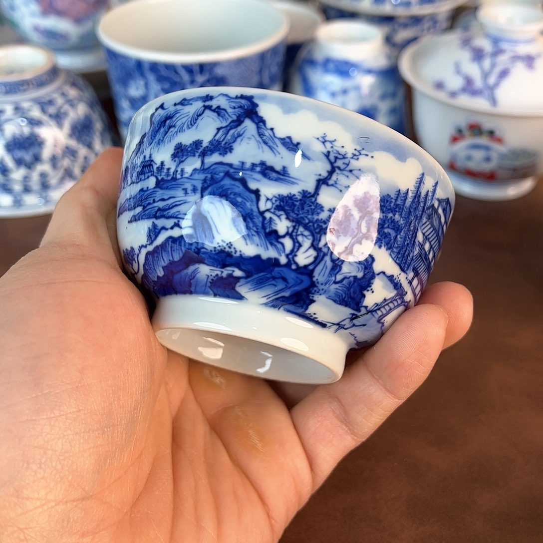 杯景德镇全手工手绘陶瓷