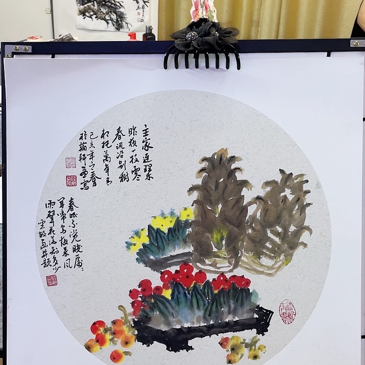 国画张圣敏先生纯手绘作品