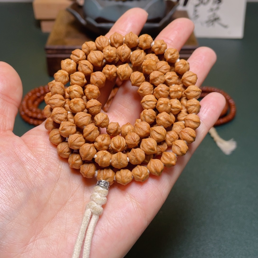 柏香籽/百香籽吊坠白牙横打长串