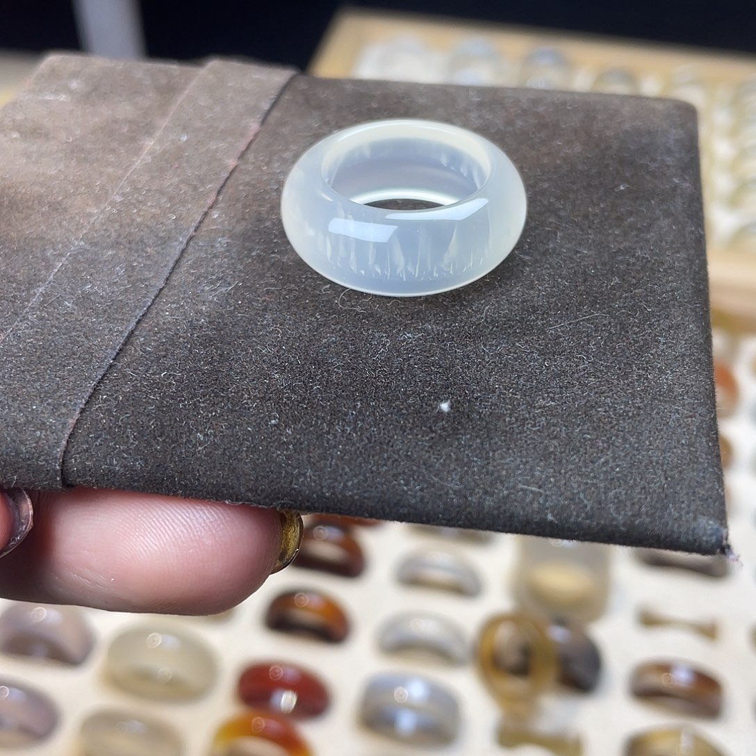 玛瑙/玉髓合金戒指A05港17不退换