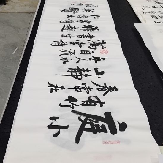 翰墨白武坤老师作品一副