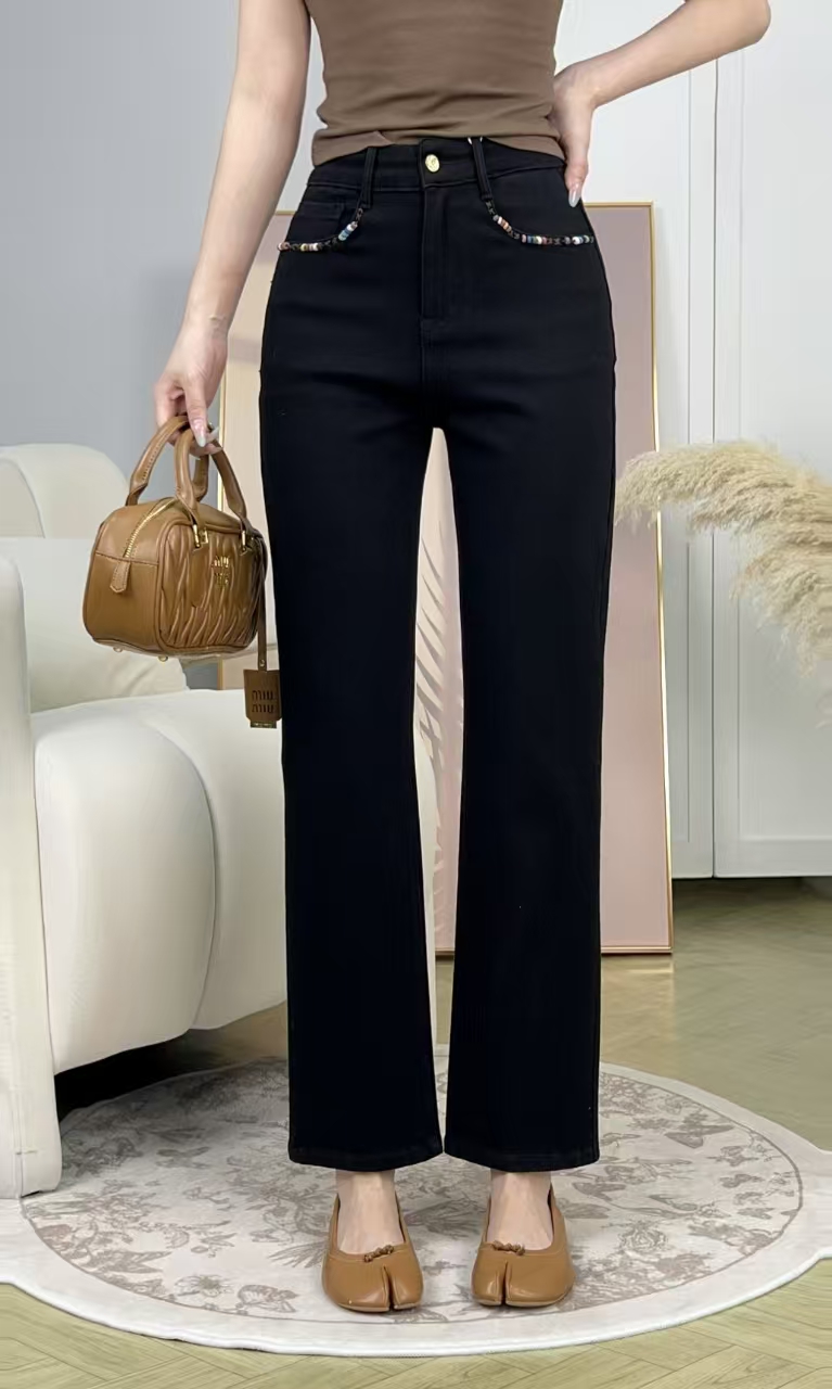 K14-南油高端新款牛仔裤水洗百搭时尚显瘦牛仔裤