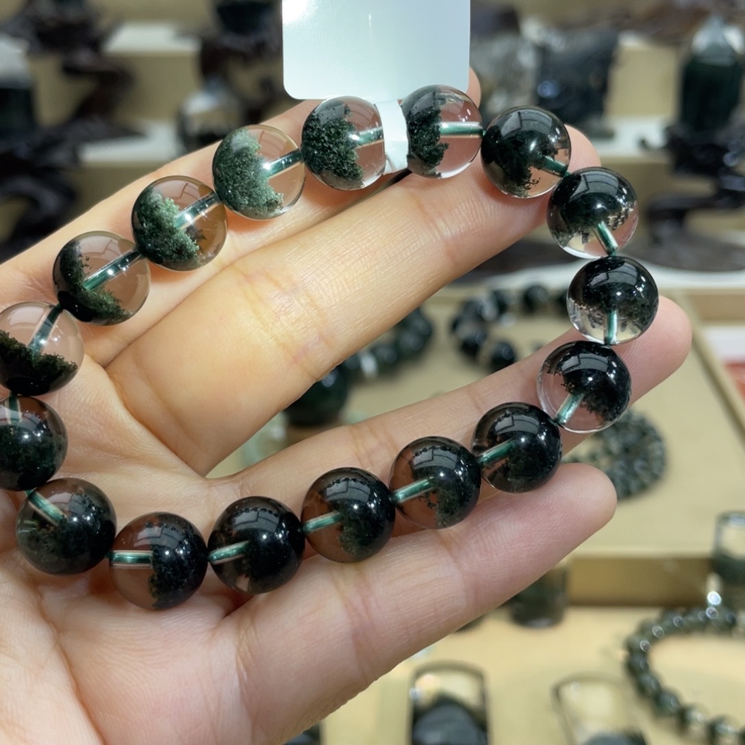 水晶手链未镶嵌绿幽灵手链