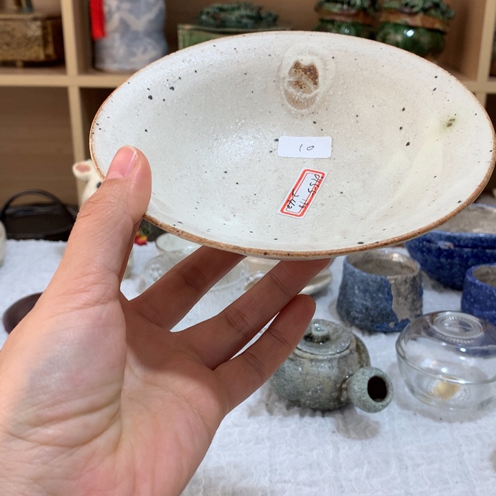 新年快乐 恭喜发财 陶器