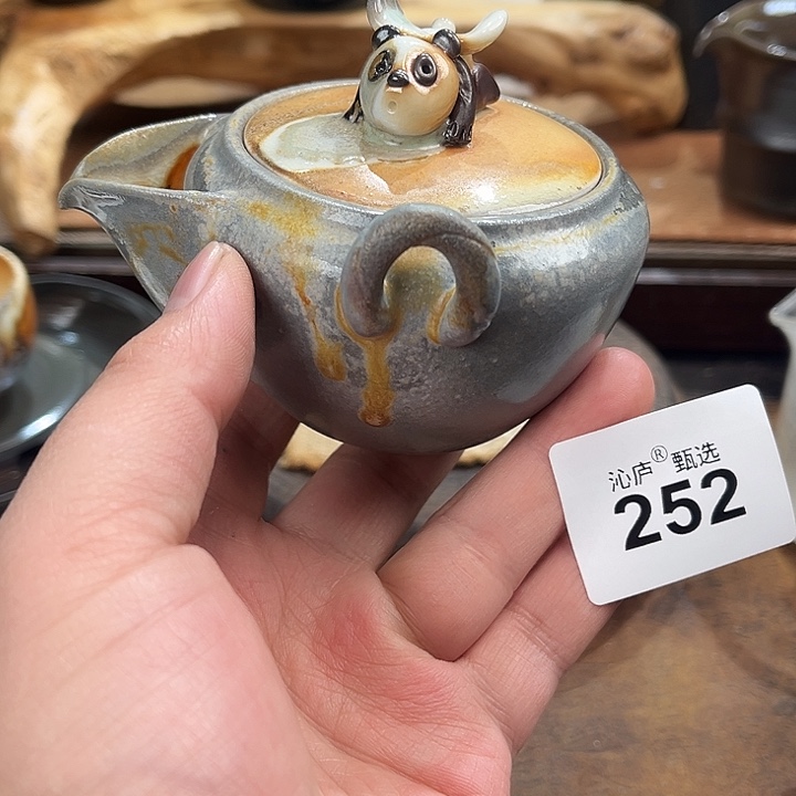 沁庐柴窑古法柴烧全手工茶具