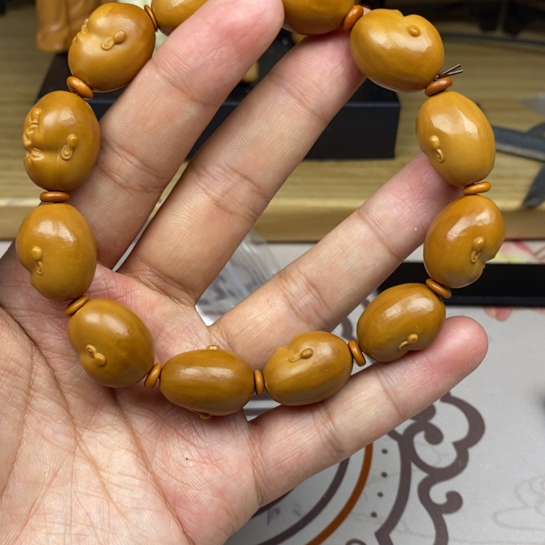 橄榄核手串/手链橄榄核雕刻工艺宇
