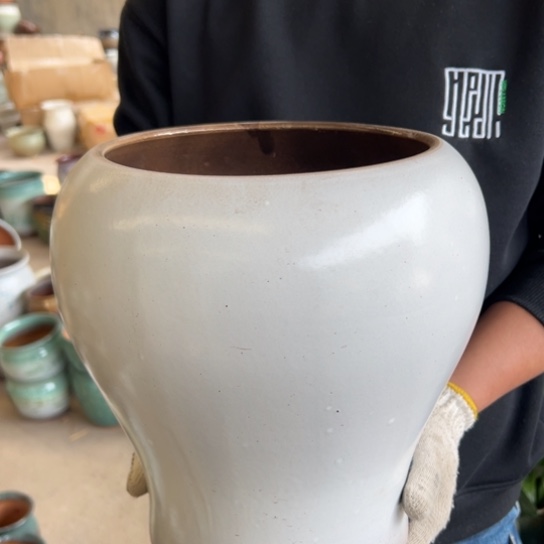 紫砂花盆高28口20————-