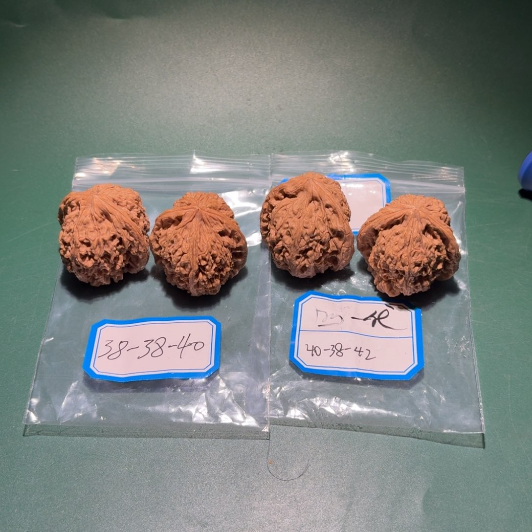 文玩核桃吊坠75号姜黄皮