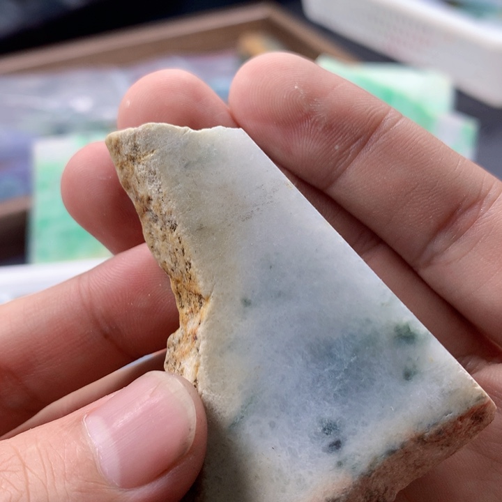 颈饰未镶嵌翡翠材料