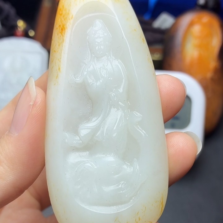 和田玉玉石挂件N1227拍一发一