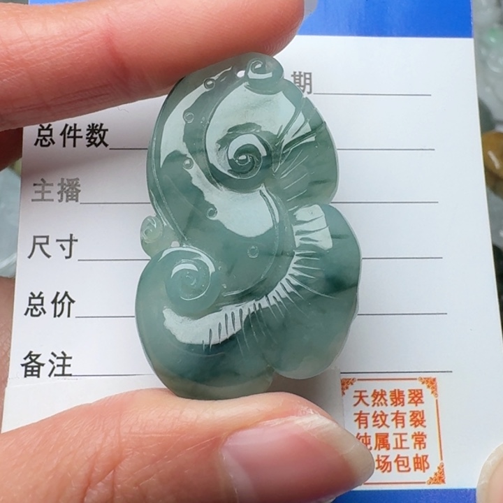 翡翠未镶嵌颈饰吊坠