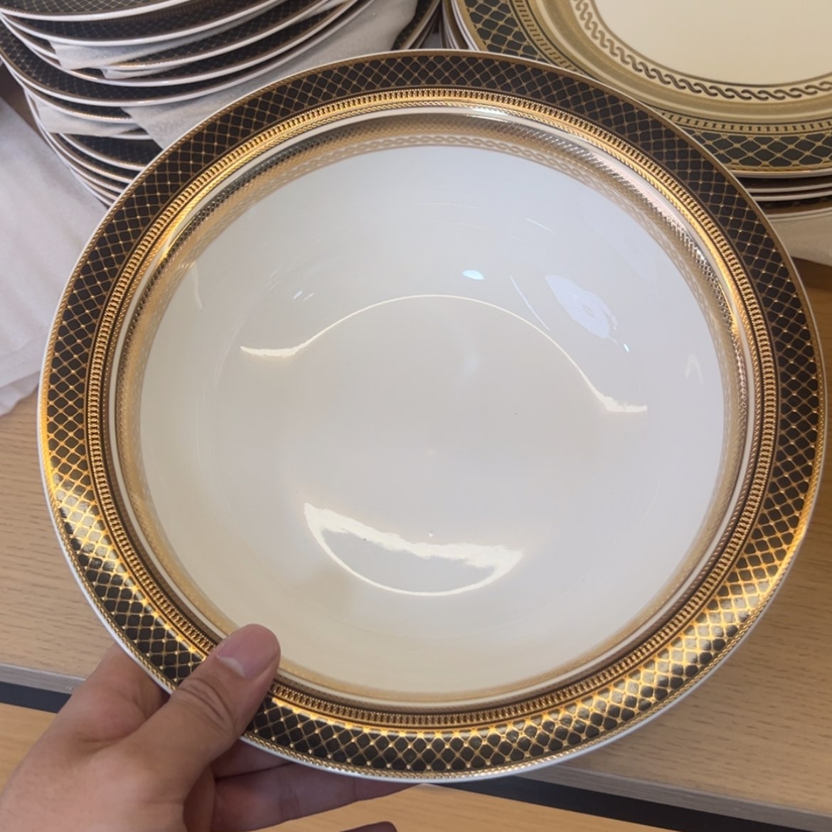 【闪购商品】瓷片10.25寸大汤碗一个一单福利价