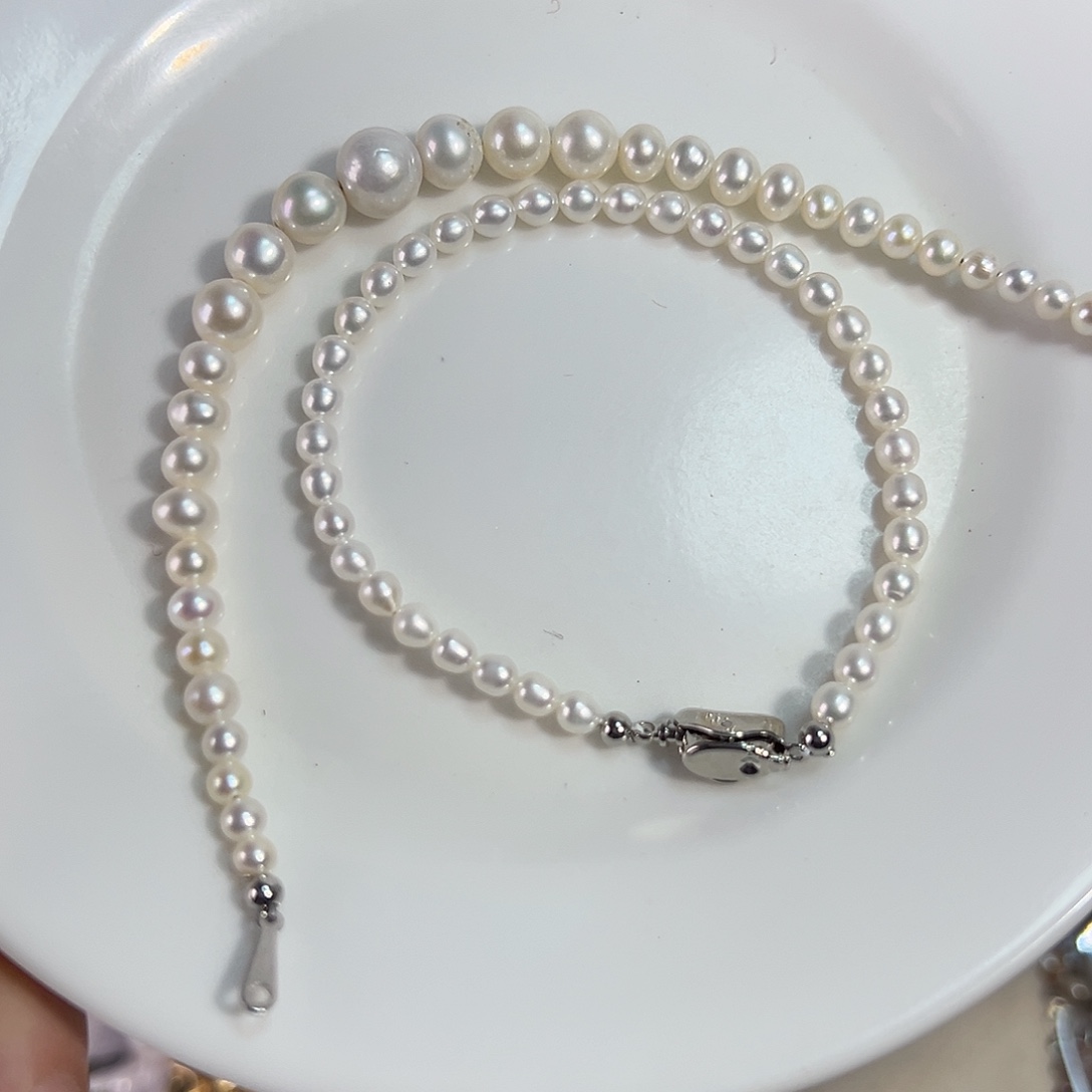 淡水珍珠天然淡水珍珠钛钢