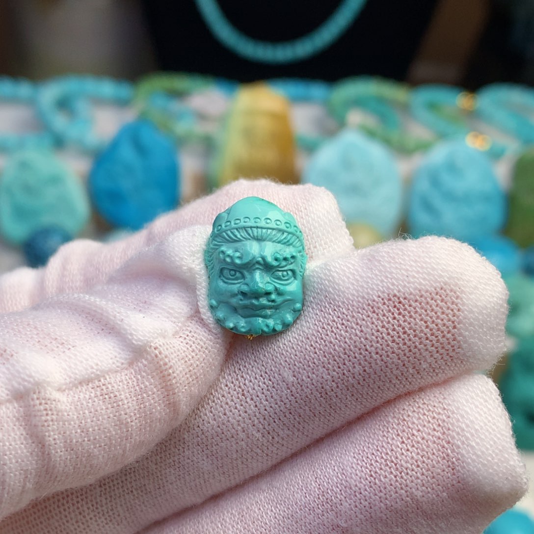 绿松石珠宝奇石未镶嵌