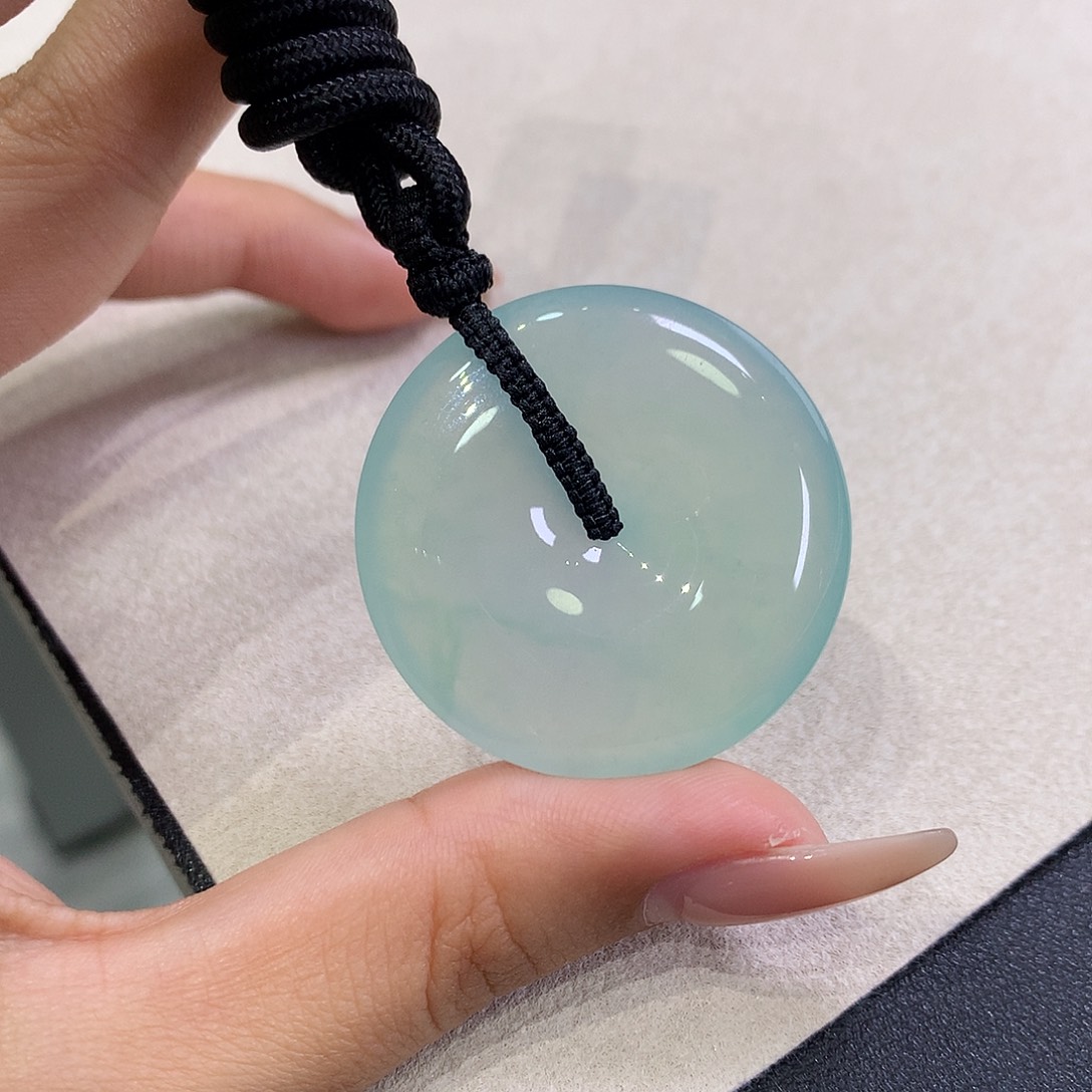 翡翠未镶嵌吊坠(不含链)35.6-6.4