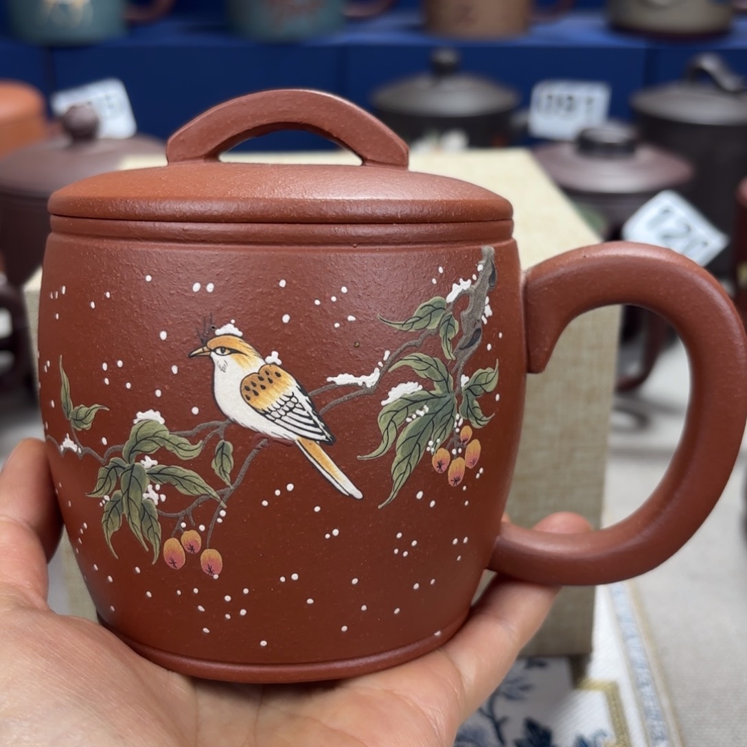 紫砂茶杯紫砂盖杯