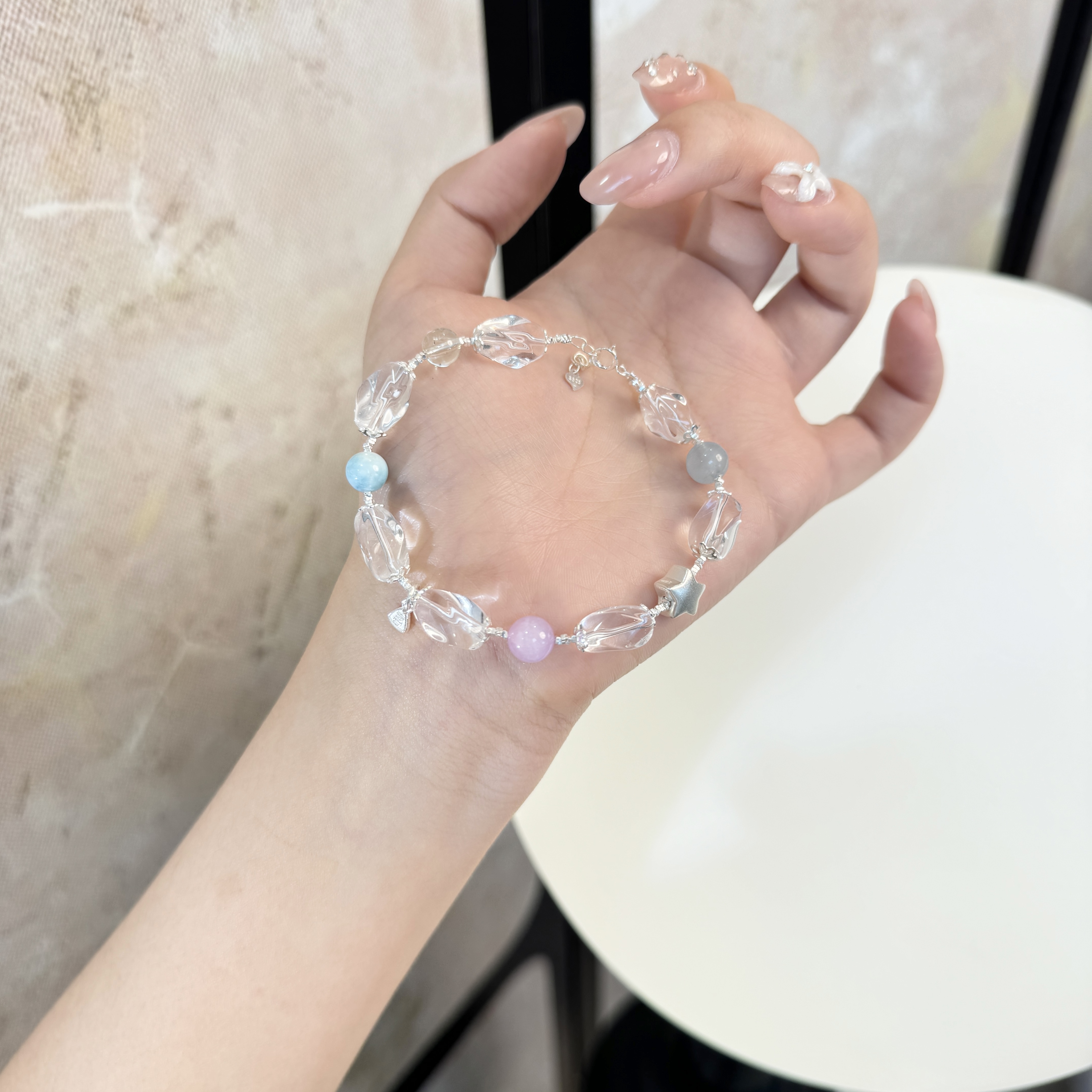 源源手作*冰絮手串E