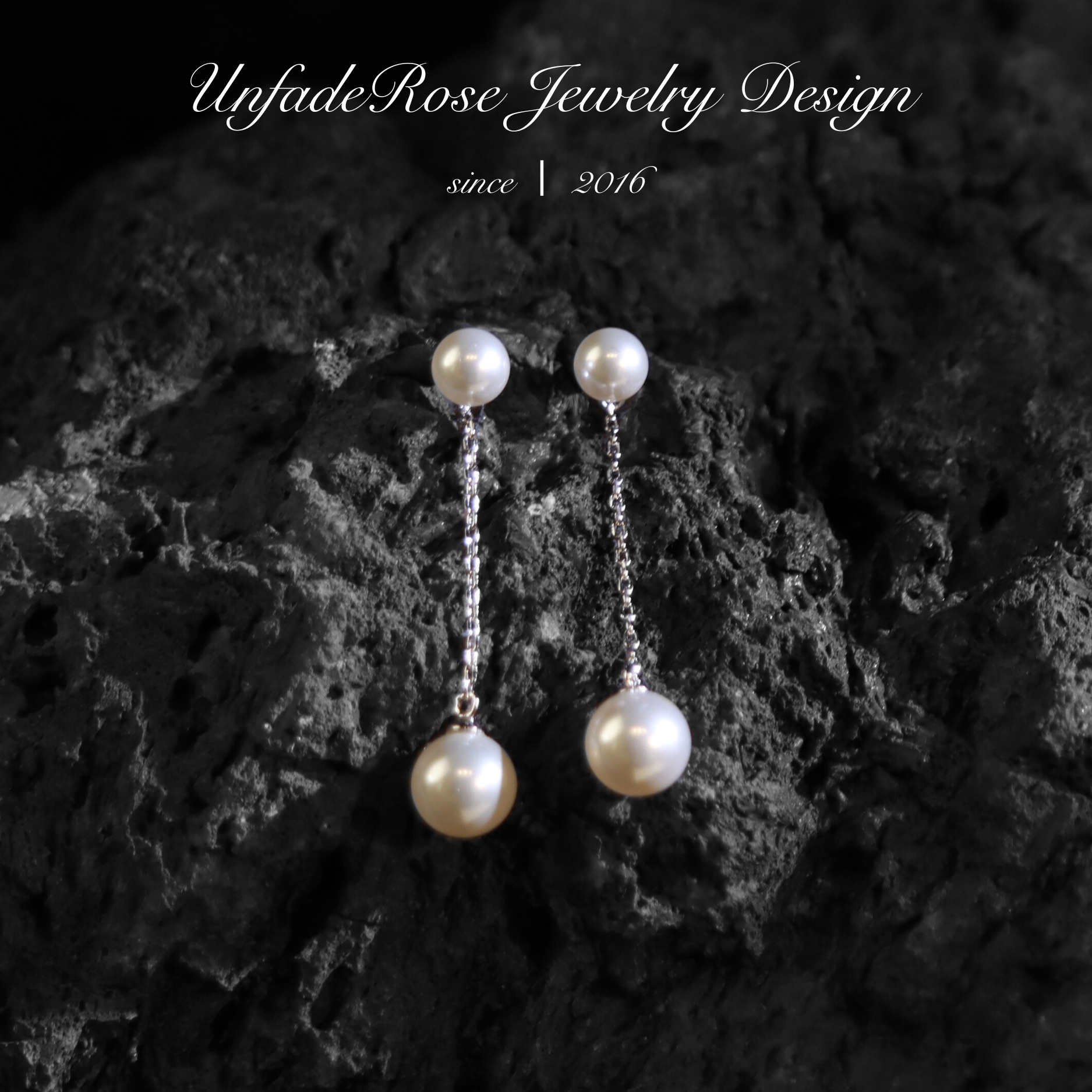 UNFADE ROSE 镀k金925银针灵动流苏优雅百搭耳钉 F191H