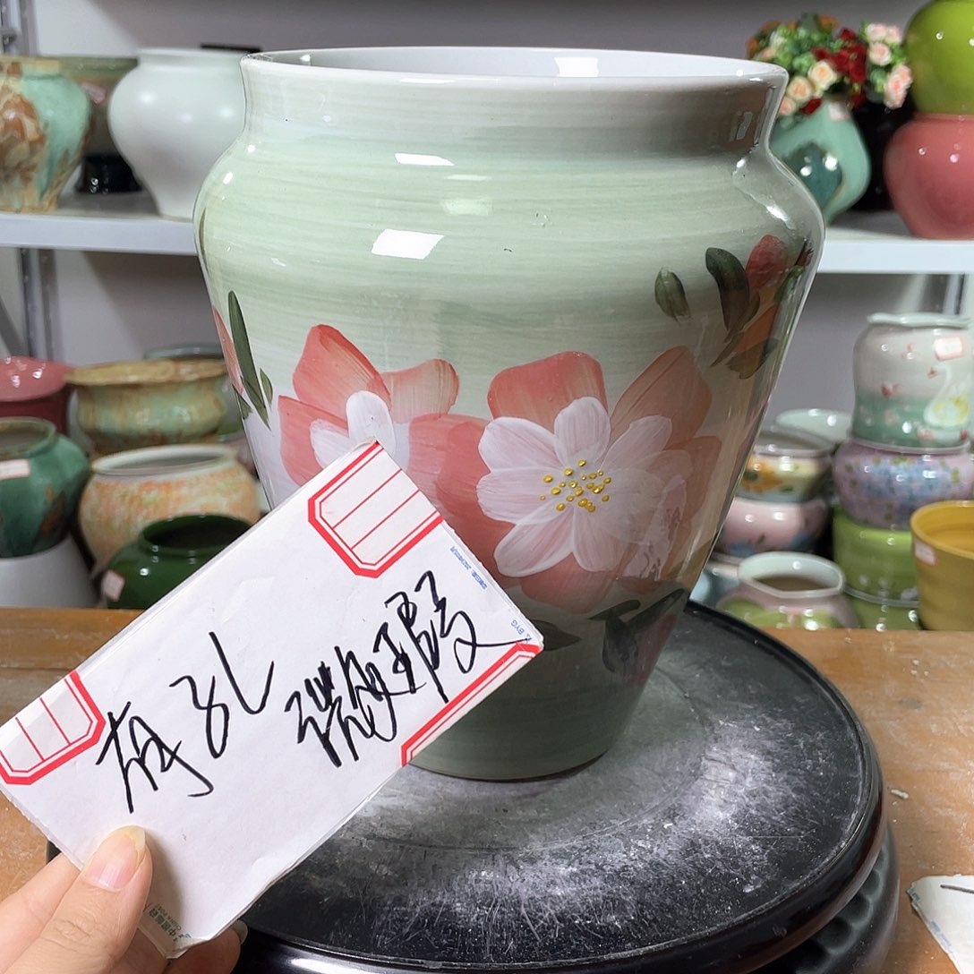 景德镇陶瓷花盆微瑕花器