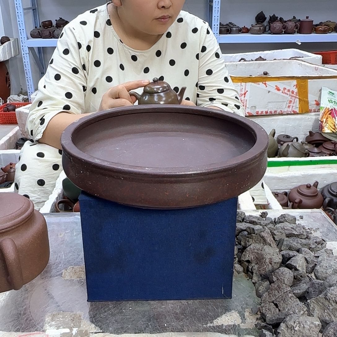 茶壶紫砂宜兴紫砂壶瑕疵处理