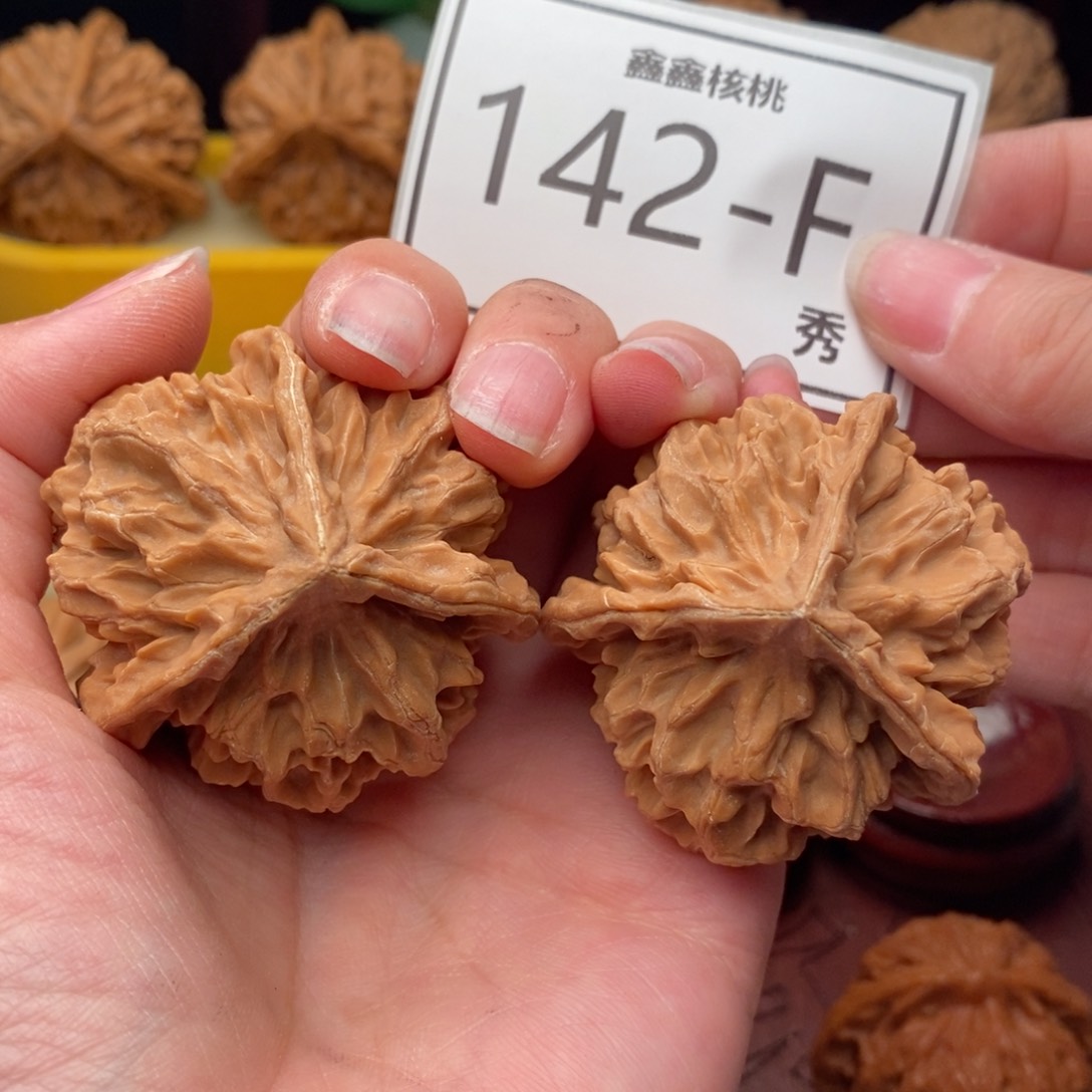 文玩核桃把件衡龙纹奔46