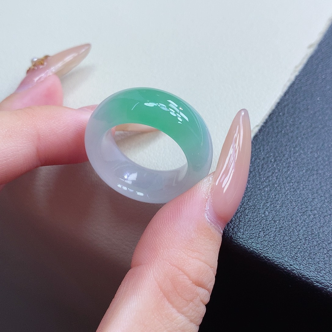 未镶嵌戒指翡翠16-17号