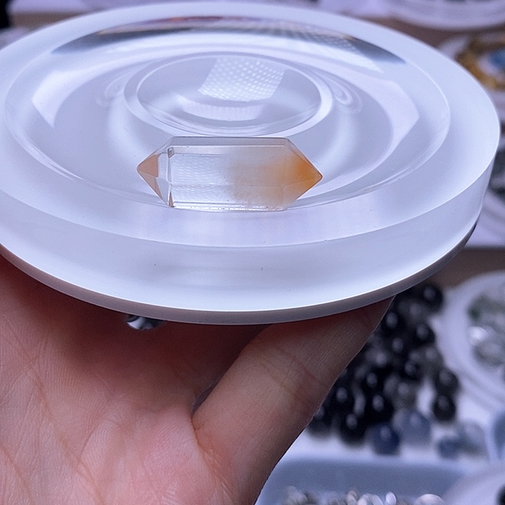 水晶天然水晶定制打孔不退不换未镶嵌