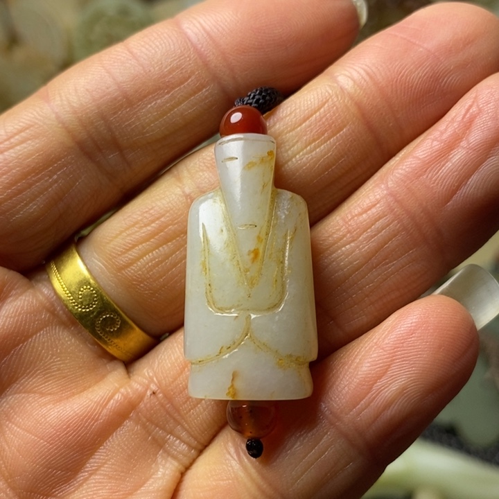 和田玉挂件未镶嵌