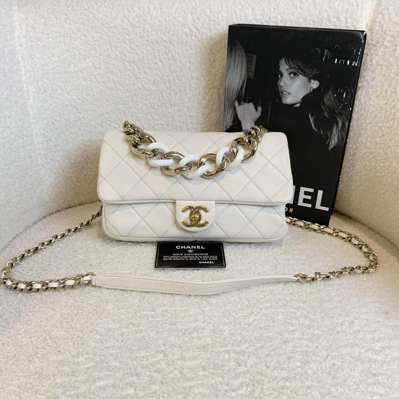 99新 Chanel/香奈儿 白金度假珐琅cf/12期免息/19694207/代卖服务