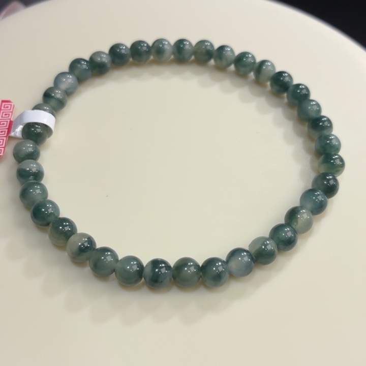 未镶嵌手链翡翠冰胶蓝绿飘卡5