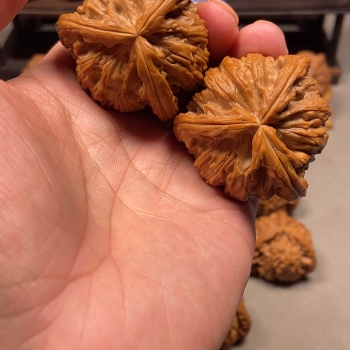 摩***座文玩核桃把件拼接46