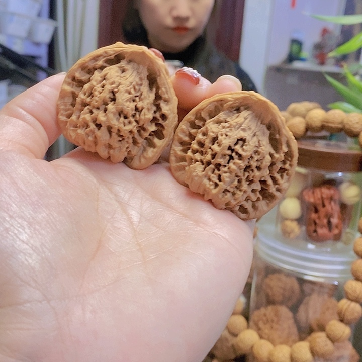 【闪购商品】文玩核桃把件44蛇头