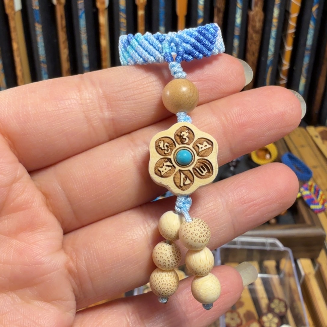 扇子手编绳扇箍一个