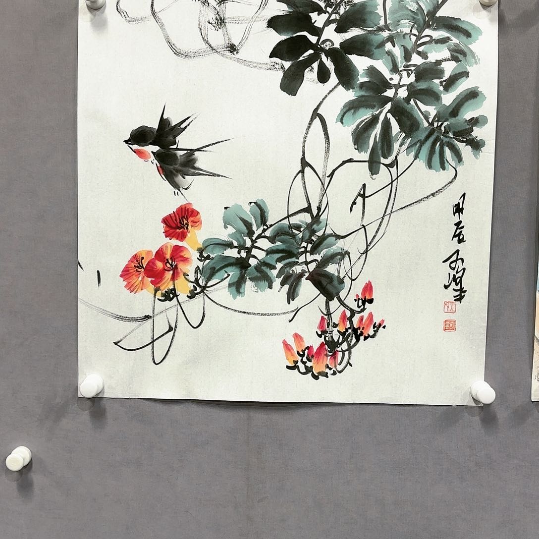 国画国画纯手绘作品请放心去藏