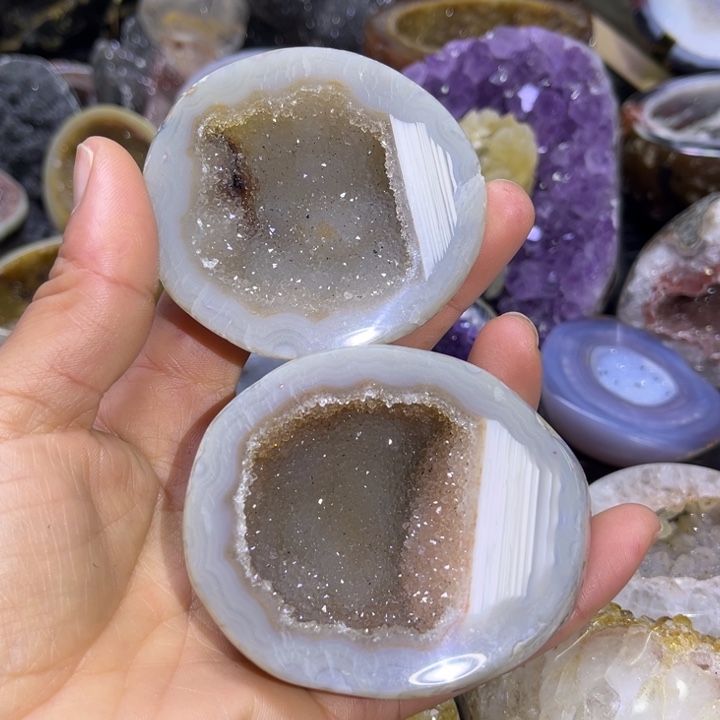 水晶未镶嵌珠宝半成品