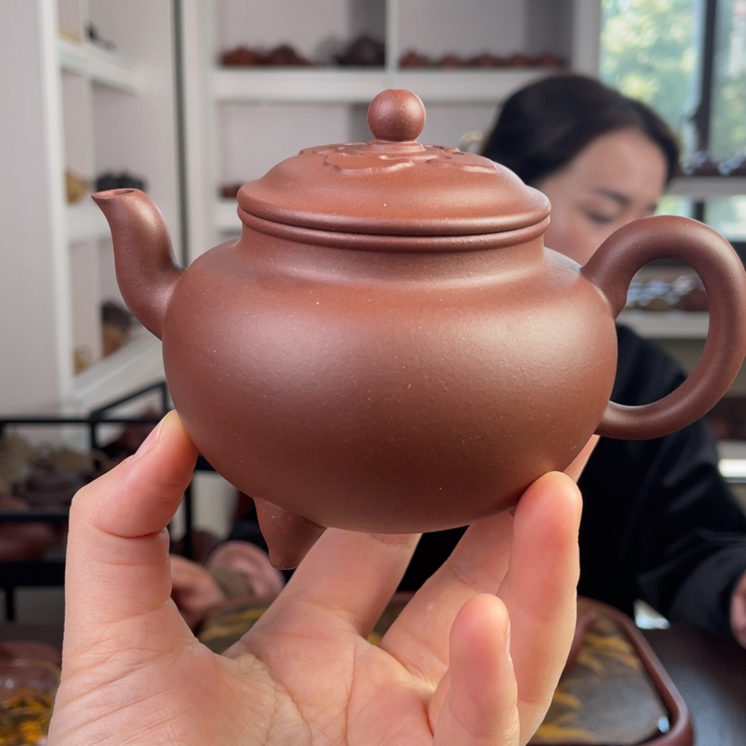 紫砂茶壶底槽清大彬如意260c c m