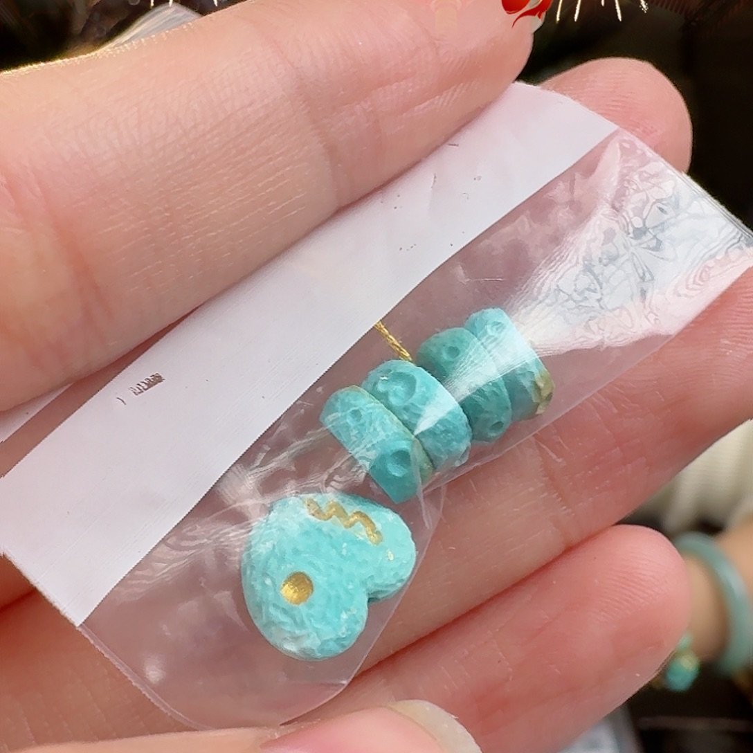 绿松石珠宝奇石未镶嵌