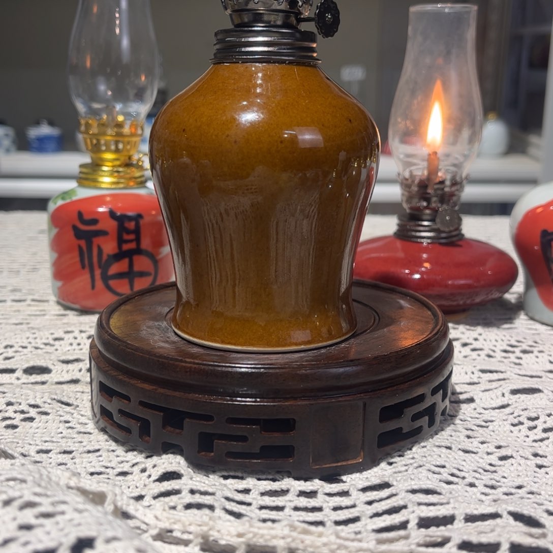 摆件景德镇陶瓷香薰灯