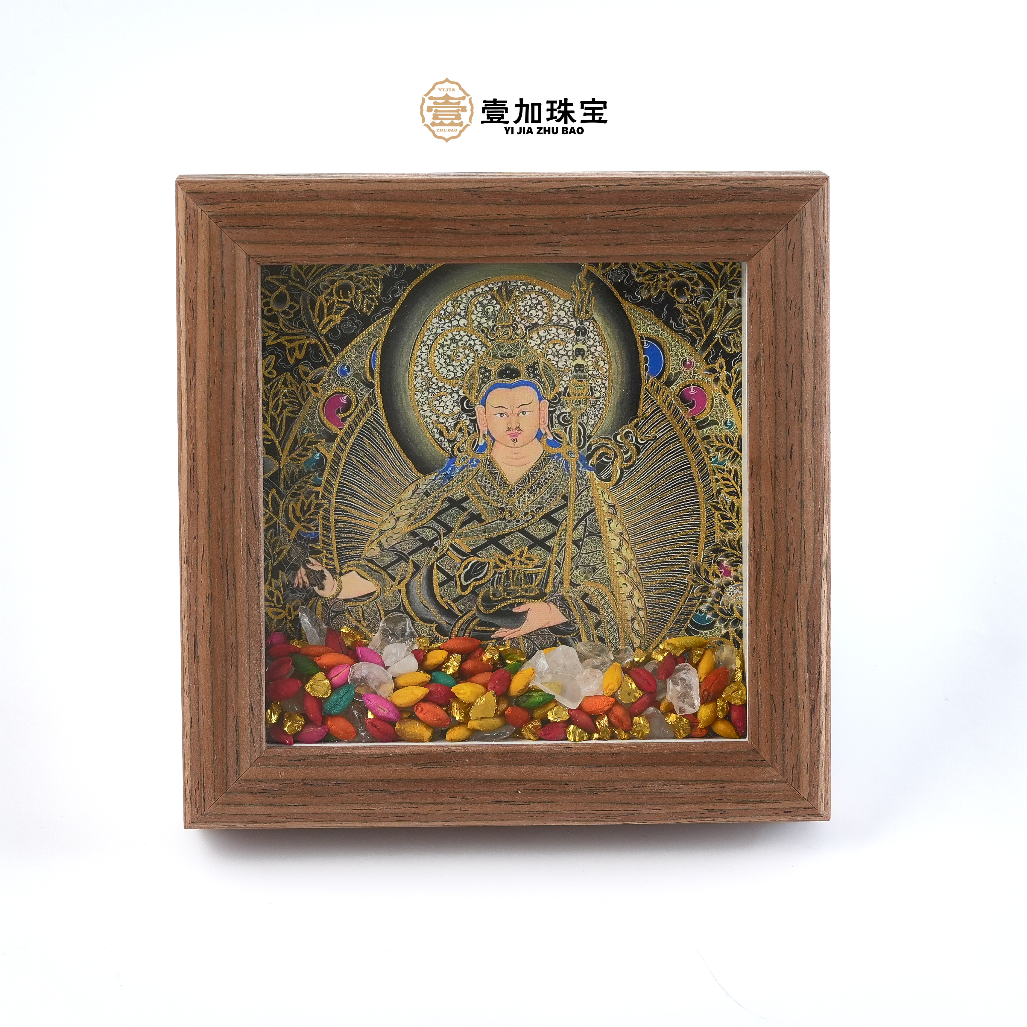  壹加安琪 | 唐卡莲花生大士B摆台多样性发货发其一
