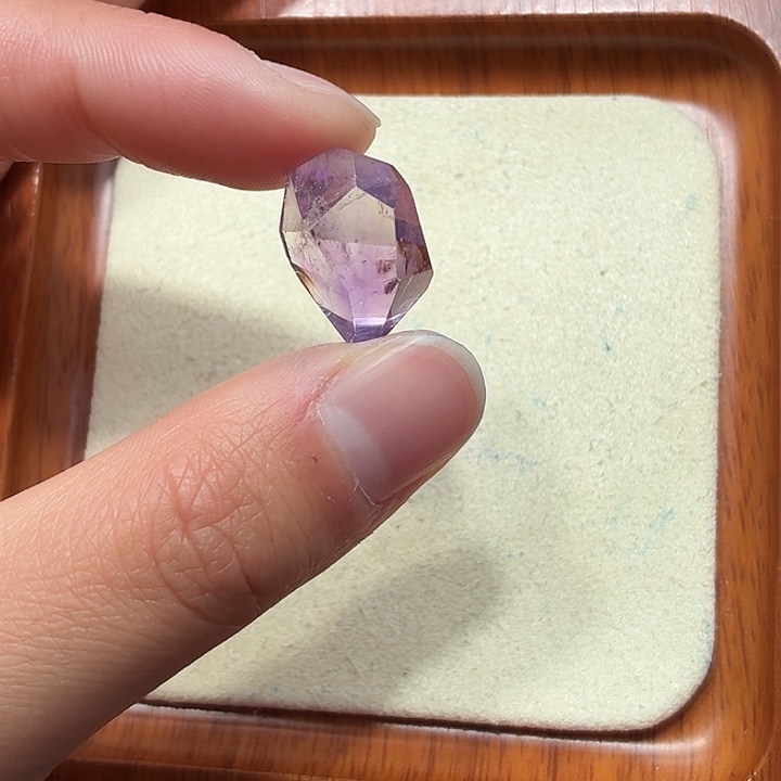 水晶珠宝半成品银S925镶嵌福利款紫超七